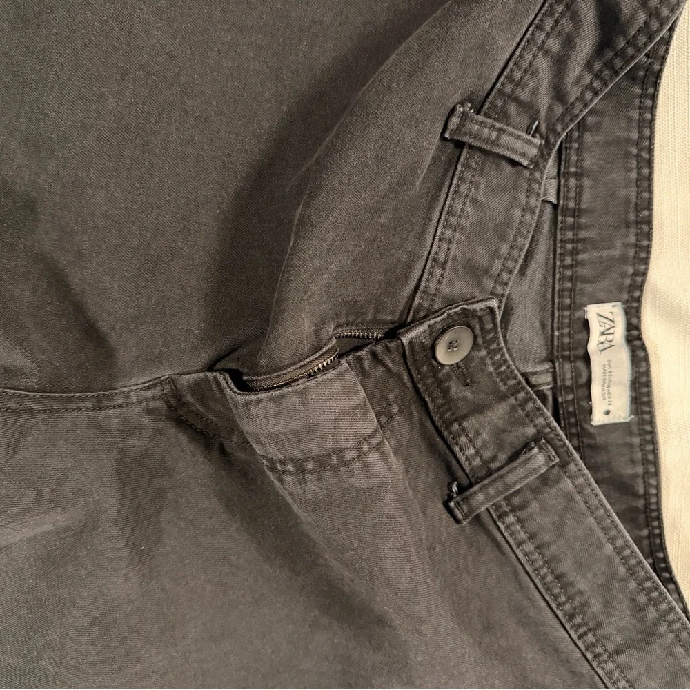 Zara Black High-Waist Wide-Leg Jeans - Picture 4 of 6